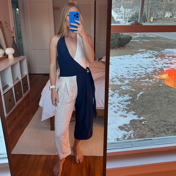 Solid & Striped colorblock jumpsuit - Picture 4 of 4